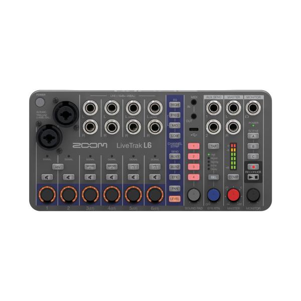 ZOOM(ズーム) ［在庫あり］ LiveTrak L6 デジタルミキサー・レコーダー 32bitフ...
