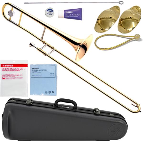 YAMAHA YSL-455G テナートロンボーン ゴールドブラスベル B♭ デュアルボア トロンボ...