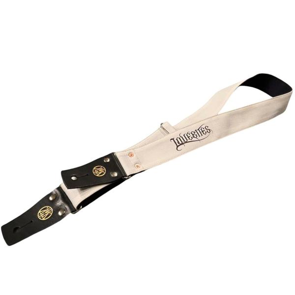 Grande uomo miyako Logo White Denim Strap LOVEBITE...