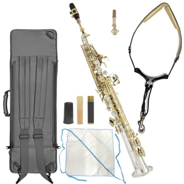 Chateau(シャトー) CSS-H92SL ソプラノサックス ストレート 銀メッキ デタッチャブ...