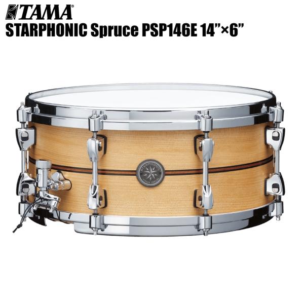 TAMA(タマ) STARPHONIC Spruce PSP146E 14”×6” ドラム スネア【...