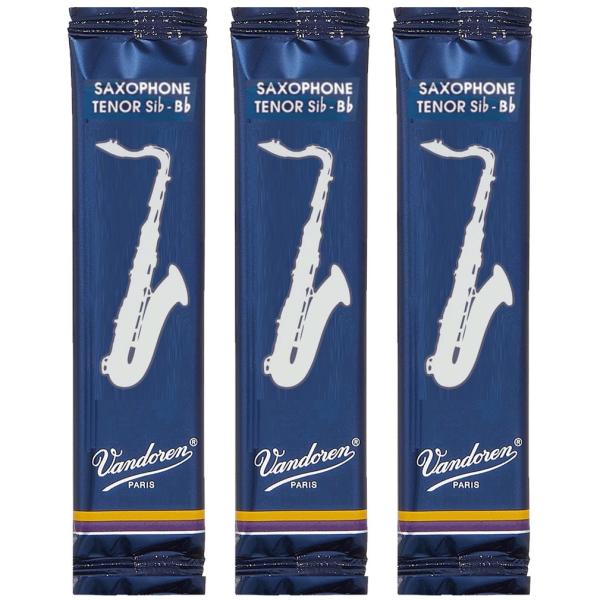 vandoren(バンドーレン) テナーサックス トラディショナル リード 3.0 箱なし バラ 3...