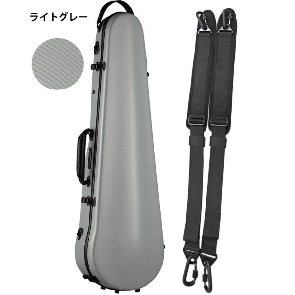 Carbon Mac(カーボンマック) CFV-2 スリム ライトグレー バイオリン ケース リュッ...