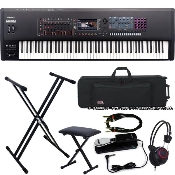 Roland(ローランド) FANTOM-8 EX ライブセット シンセサイザー 88鍵盤 DTM ...