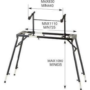 KIKUTANI KS-101+AD-25 キクタニ キーボードスタンド サポートアーム付