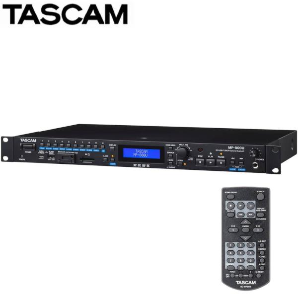 TASCAM(タスカム) MP-800U ◆ USB DAC/FMチューナー搭載SD/USBプレーヤ...