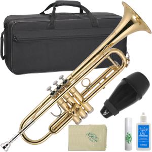 J Michael TR-200 トランペット 新品 アウトレット 管楽器 ゴールド B♭ Trumpet gold ミュート セット B　北海道不可 沖縄不可 離島不可 代引き不可 同梱不可｜ワタナベ楽器ヤフーSHOP