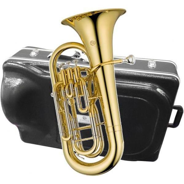 JUPITER  JEP1000 ユーフォニアム 4ピストン トップアクション ラッカー 管楽器 ゴ...