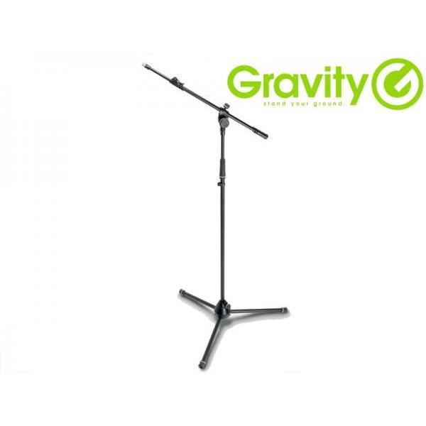 Gravity(グラビティー) GMS4322B ◆ 三脚タイプ 2段式 ブームマイクスタンド【3月...