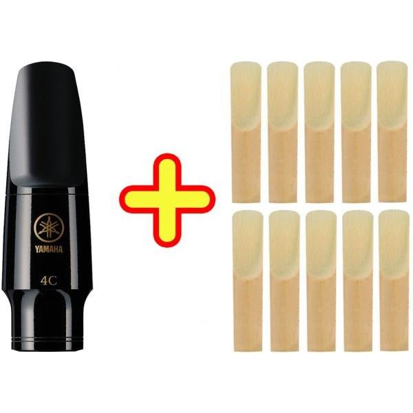 YAMAHA(ヤマハ) AS-4C アルトサックス マウスピース スタンダード 樹脂製 4C 練習用...