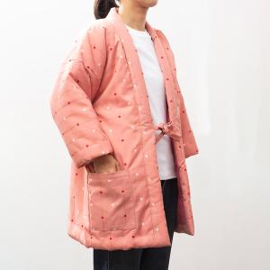 綿入れはんてん 女性用 スリムサイズ ドビー織