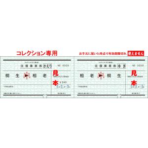 【8.8.8.日付指定】相老から桐生ゆき・小児用（桐生八木節まつり多客用・軟券往復乗車券）