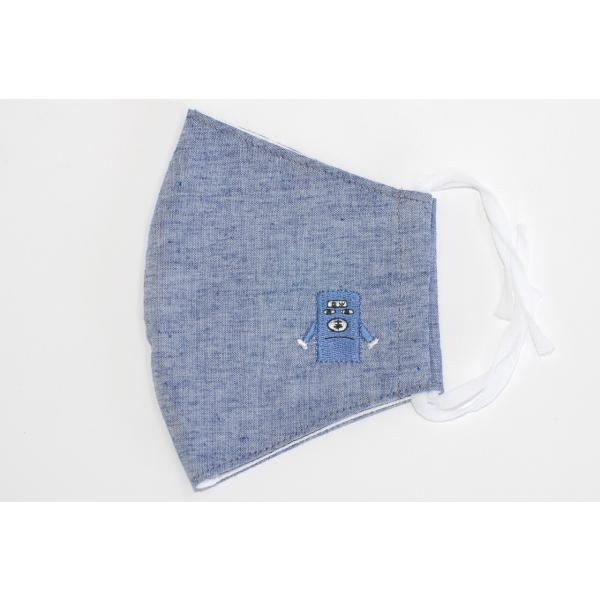 わっしー布マスク（紺・Ｌサイズ）