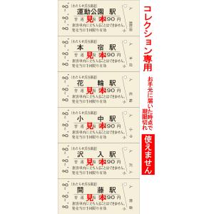 わたらせ渓谷鐵道 888入場券セット 硬券6枚...の詳細画像1