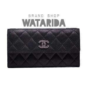 CHANEL（シャネル） 長財布 ココマーク キャビアスキン レザー ロング
