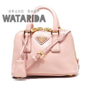 プラダ PRADA バッグ サフィアーノレザー ミニハンドバッグ BL0851 ピンク キーリング付 送料無料｜watarida710