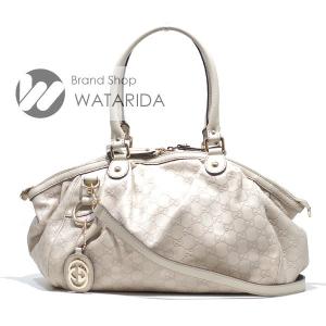 GUCCI（グッチ） ショルダーバッグ トートバッグ GGキャンバス/レザー