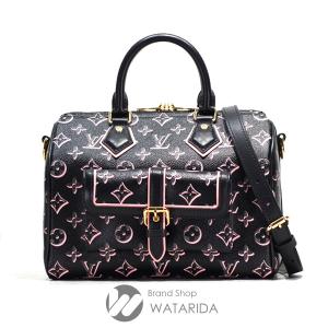 ルイヴィトン Louis Vuitton バッグ スピーディ バンドリエール 25 M20852 2ウェイ フォール・フォーユー ノワール ピンク 未使用品｜watarida710