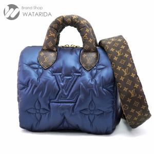 ルイヴィトン Louis Vuitton バッグ スピーディ バンドリエール 25 M21061 ナイロン ネイビー マイクロ モノグラム 箱・保存袋付 未使用品｜watarida710