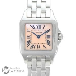 カルティエ Cartier 腕時計 サントスドゥモワゼル SM W25075Z5 SS Qz ピンクシェル文字盤 当店オリジナルボックス付 送料無料｜watarida710
