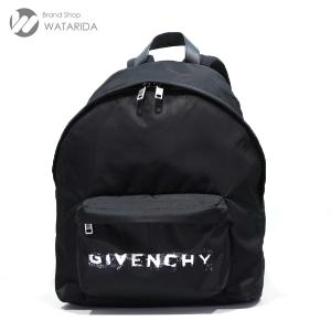 ◼️ ✨大特価✨GIVENCHYストライプ　ブラック×ホワイトバックパック極美品 GIVENCHY 並行輸入 ジバンシイ リュックサック エッセンシャル U