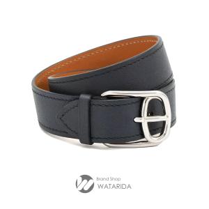 HERMES（エルメス） アルテミス レザー ブレスレット ブラウン