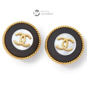 CHANEL（シャネル） イヤリング ココマーク ラインストーン GP ピンク