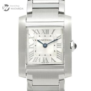 カルティエ Cartier 腕時計 タンクフランセーズ SM WSTA0065 SS Qz シルバー文字盤 箱・保付 送料無料｜watarida710