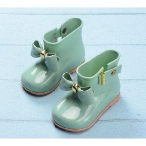 新品セール レインシューズ レインブーツ 子供用 雨靴 雨具 靴 くつ リボン おしゃれ 可愛い か...