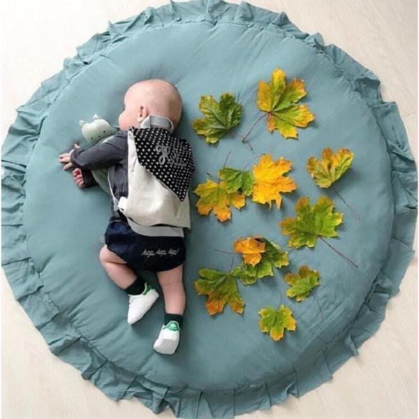 【特価】プレイマット ラグ ベビーマット お昼寝マット ベビーグッズ 男の子 女の子 円形 サークル...