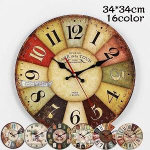 壁掛け時計 掛け時計壁掛け 時計 木目調 型抜き...の商品画像
