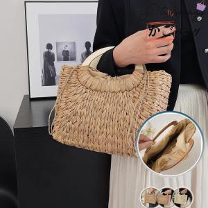 かごバッグ トート 無地 大きめ 編みバッグ リ...の商品画像