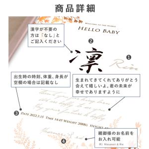 命名書 オーダー おしゃれ ベビーポスター 出...の詳細画像5