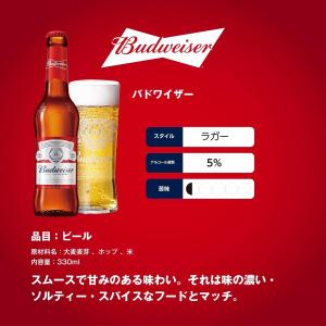 バドワイザー 瓶 330mlの詳細画像5