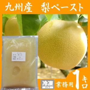 梨ペースト ピューレ 1kg 国産梨 日田梨 冷凍の詳細画像4