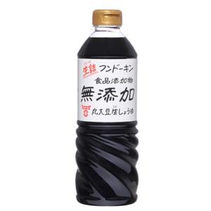 生詰め無添加　丸大豆生しょうゆ 720ml　フンドーキン