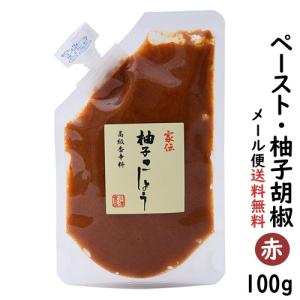 ペーストゆずこしょう 柚子胡椒 赤 100ｇ 1000円 ポッキリ ポイント消化 送料無料セール