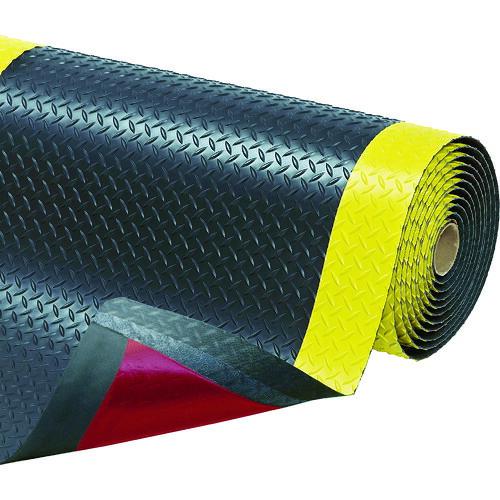 NOTRAX 疲労軽減マット クッショントラックス ブラック＆イエロー 600X910