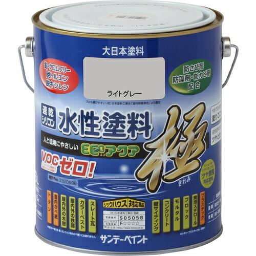 サンデーペイント 水性ECOアクア ライトグレー 1600M