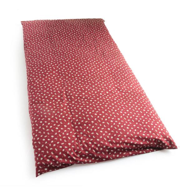 敷布団カバー　ダブルサイズ　(綿100％）日本製◎鈴猫　赤色