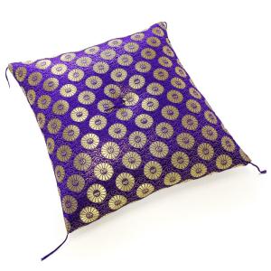 鶴寿座布団（紫） 夫婦判 : わたや森 - 通販 - Yahoo!ショッピング