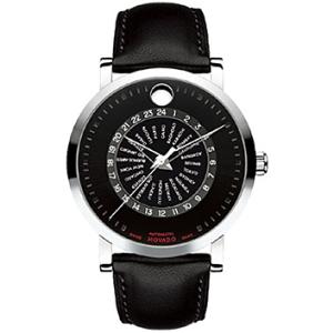 モバード 時計 メンズ MOVADO レッドレーベル　ワールドタイマー 機械式 M89.910.28...