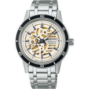 セイコー 時計  メンズ SEIKO メカニカル プレザージュStyle60's スケルトンSARY...