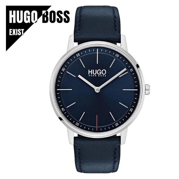 HUGO BOSS ヒューゴボス 1520008 EXIST ネイビー レザー メンズ 腕時計