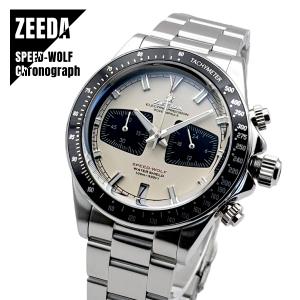 即納】 ZEEDA SPEED-WOLF ジーダ スピードウルフ クロノグラフ TMI