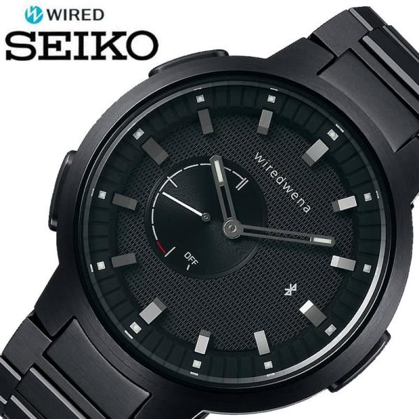 セイコー ワイアード 時計 SEIKO WIRED wiredwena 腕時計 メンズ ブラック A...