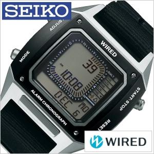 セイコー ワイアード デジボーグ BEAMSプロデュース 時計 SEIKO 腕時計 WIRED メンズ グレー AGAM403｜watch-lab