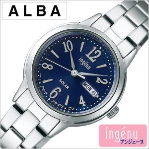 セイコー アルバ アンジェーヌ 時計 SEIKO ALBA ingenu 腕時計 レディース ネイビー AHJD104｜watch-lab