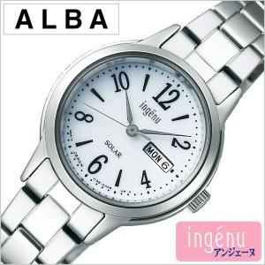 セイコー アルバ アンジェーヌ 時計 SEIKO ALBA ingenu 腕時計 レディース ホワイト AHJD105｜watch-lab