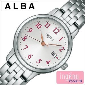 セイコー アルバ アンジェーヌ 腕時計 SEIKO ALBA ingenu 時計 SEIKO腕時計 セイコー時計 レディース ホワイト AHJK432｜watch-lab